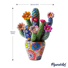 Load image into Gallery viewer, Wooden Puzzle - Flowering Cactus in Pot