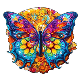 Wooden Puzzle - Kaleidoscope Butterfly