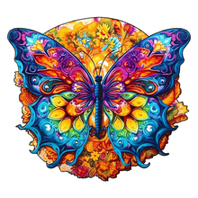 Load image into Gallery viewer, Wooden Puzzle - Kaleidoscope Butterfly
