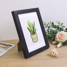 Load image into Gallery viewer, Gem Painting Wooden Frame Black Rectangle