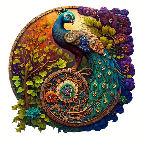 Wooden Puzzle - Peacock's Nest