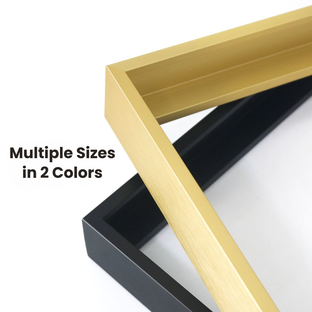 Inart Inner Frame DIY Aluminum Frame - 16x20in inner frame Black – Figured'Art