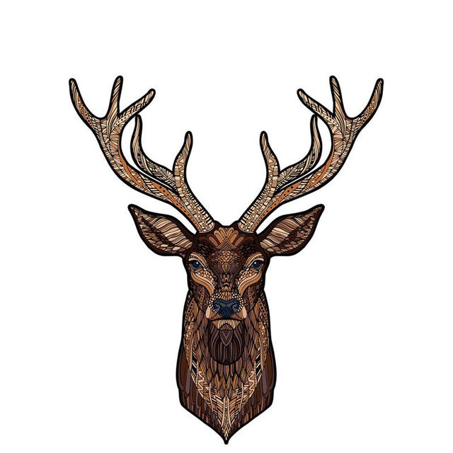 Wooden Puzzle - Stag Bust