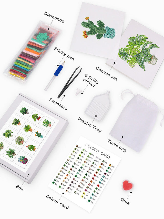 Gem Painting kit - Plants 2 series