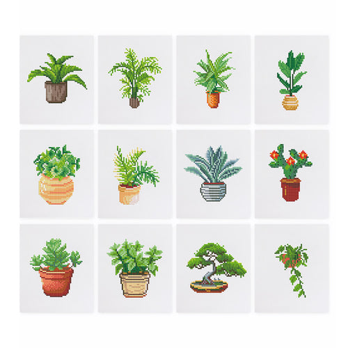 Gem Painting Art kit - Plants 3 series