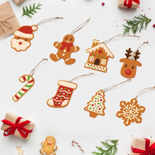 Load image into Gallery viewer, Paint by Numbers Christmas Ornaments - Gingerbread Holiday Kit Figured'Art