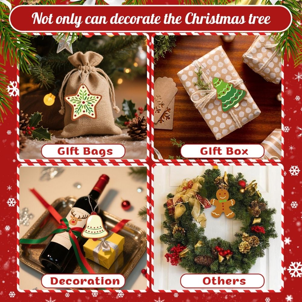 Paint by Numbers Christmas Ornaments - Winter Mittens Hats Kit