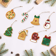 Load image into Gallery viewer, Paint by Numbers Christmas Ornaments - Mitten Gift Box Kit Figured'Art