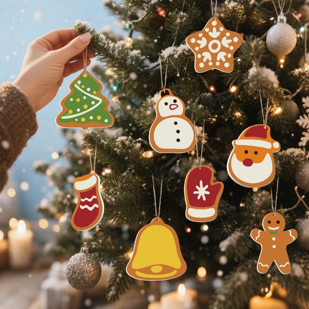 Paint by Numbers Christmas Ornaments - Santa Stocking Kit