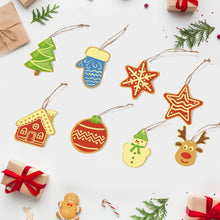 Load image into Gallery viewer, Paint by Numbers Christmas Ornaments - Star House Reindeer Tree Kit Figured'Art