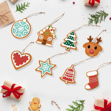 Load image into Gallery viewer, Paint by Numbers Christmas Ornaments - Heart Star Stocking Reindeer Kit Figured'Art