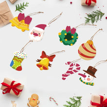 Load image into Gallery viewer, Paint by Numbers Christmas Ornaments - Bells Wreath Kit Figured'Art