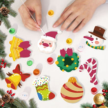 Load image into Gallery viewer, Paint by Numbers Christmas Ornaments - Bells Wreath Kit