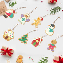 Load image into Gallery viewer, Paint by Numbers Christmas Ornaments - Santa Snowman Kit Figured'Art