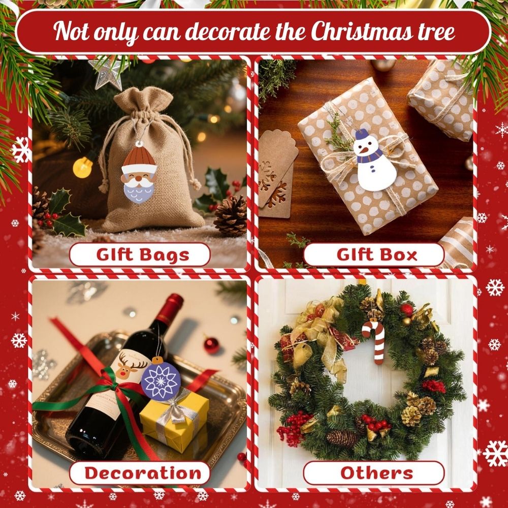 Paint by Numbers Christmas Ornaments - Snowflake Baubles Kit