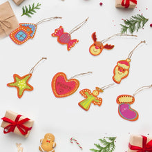 Load image into Gallery viewer, Paint by Numbers Christmas Ornaments - Merry Heart House Reindeer Kit Figured'Art