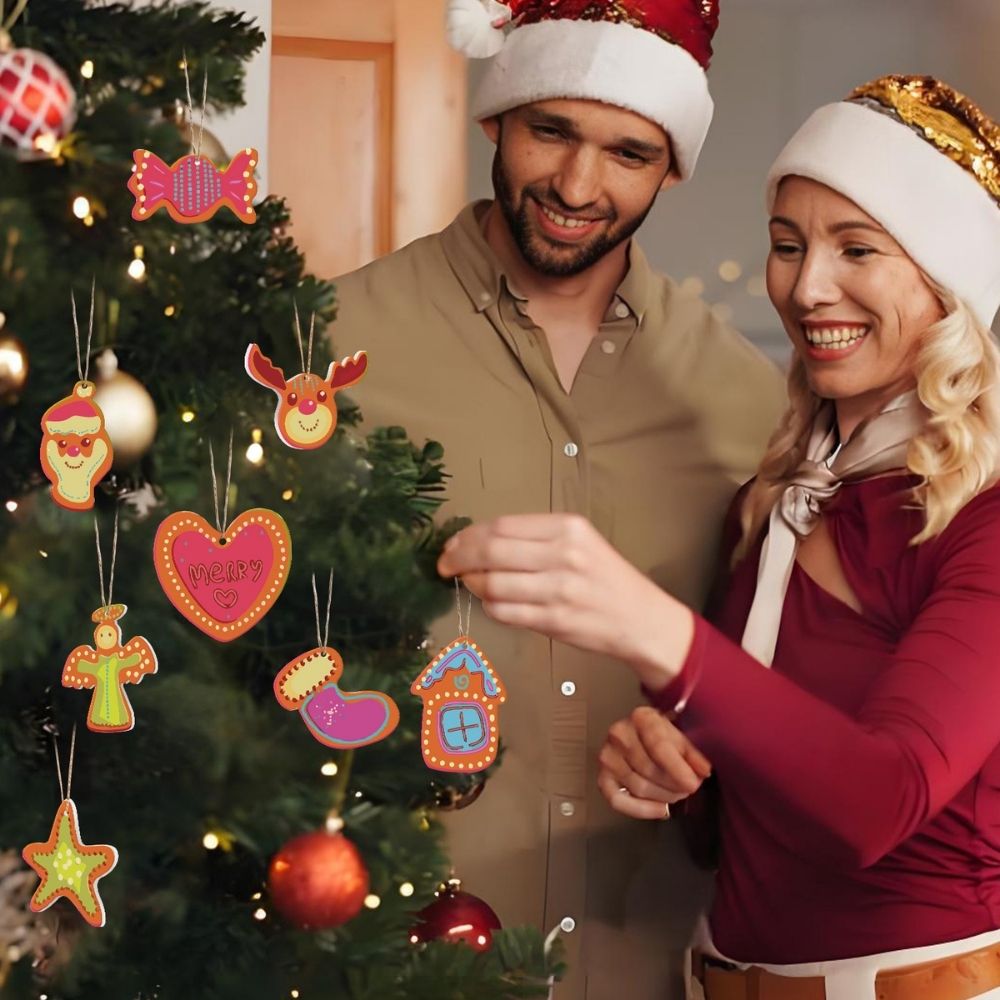 Paint by Numbers Christmas Ornaments - Merry Heart House Reindeer Kit