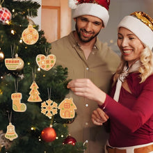 Load image into Gallery viewer, Paint by Numbers Christmas Ornaments - Bell Stocking Snowflake Kit