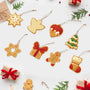 Paint by Numbers Christmas Ornaments - Star Tree Gift Gingerbread Kit Figured'Art