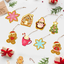 Load image into Gallery viewer, Paint by Numbers Christmas Ornaments - Holiday Gifts &amp; Cheer Kit Figured'Art