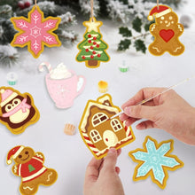 Load image into Gallery viewer, Paint by Numbers Christmas Ornaments - Holiday Gifts &amp; Cheer Kit
