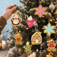 Load image into Gallery viewer, Paint by Numbers Christmas Ornaments - Holiday Gifts &amp; Cheer Kit
