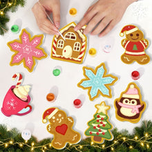 Load image into Gallery viewer, Paint by Numbers Christmas Ornaments - Holiday Gifts &amp; Cheer Kit