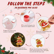 Load image into Gallery viewer, Paint by Numbers Christmas Ornaments - Holiday Gifts &amp; Cheer Kit