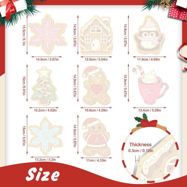 Paint by Numbers Christmas Ornaments - Holiday Gifts & Cheer Kit