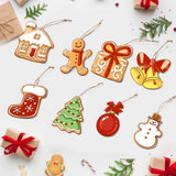 Paint by Numbers Christmas Ornaments - Snowman & Gingerbread Joy Kit Figured'Art