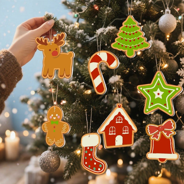 Paint by Numbers Christmas Ornaments - Peppermint Treats Kit