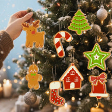 Load image into Gallery viewer, Paint by Numbers Christmas Ornaments - Peppermint Treats Kit