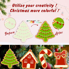 Load image into Gallery viewer, Paint by Numbers Christmas Ornaments - Peppermint Treats Kit