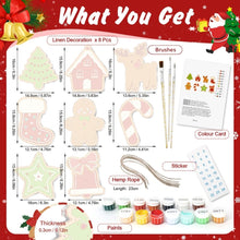Load image into Gallery viewer, Paint by Numbers Christmas Ornaments - Peppermint Treats Kit