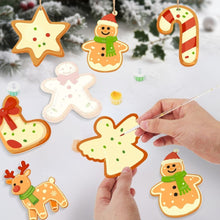 Load image into Gallery viewer, Paint by Numbers Christmas Ornaments - Angel Wings &amp; Stars Kit