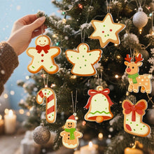 Load image into Gallery viewer, Paint by Numbers Christmas Ornaments - Angel Wings &amp; Stars Kit