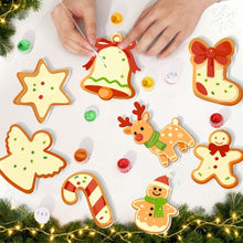 Load image into Gallery viewer, Paint by Numbers Christmas Ornaments - Angel Wings &amp; Stars Kit