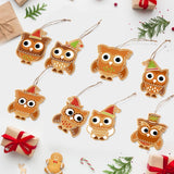 Paint by Numbers Christmas Ornaments - Christmas Forest Friends Kit Figured'Art