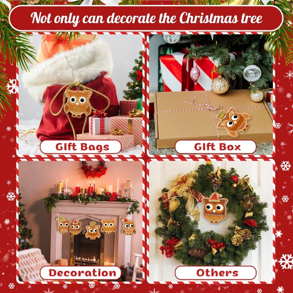 Paint by Numbers Christmas Ornaments - Christmas Forest Friends Kit