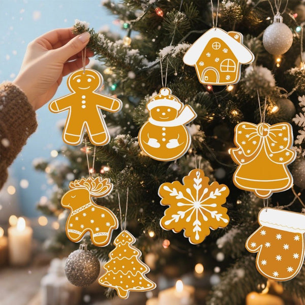 Paint by Numbers Christmas Ornaments - Holiday Cookies Kit