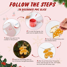 Load image into Gallery viewer, Paint by Numbers Christmas Ornaments - Holiday Cookies Kit