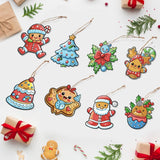 Paint by Numbers Christmas Ornaments - Santa's Cookie Parade Kit Figured'Art