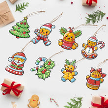 Load image into Gallery viewer, Paint by Numbers Christmas Ornaments - Holly Berry Wreath Kit Figured'Art