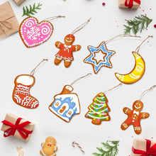 Load image into Gallery viewer, Paint by Numbers Christmas Ornaments - Jolly House &amp; Hearth Kit Figured'Art