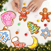 Load image into Gallery viewer, Paint by Numbers Christmas Ornaments - Jolly House &amp; Hearth Kit