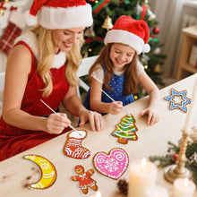Load image into Gallery viewer, Paint by Numbers Christmas Ornaments - Jolly House &amp; Hearth Kit
