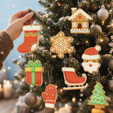 Load image into Gallery viewer, Paint by Numbers Christmas Ornaments - Joyful Icons Kit 1