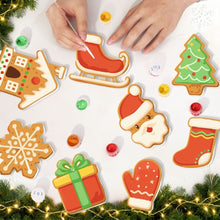 Load image into Gallery viewer, Paint by Numbers Christmas Ornaments - Joyful Icons Kit 1
