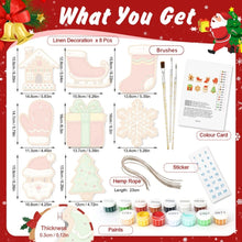 Load image into Gallery viewer, Paint by Numbers Christmas Ornaments - Joyful Icons Kit 1