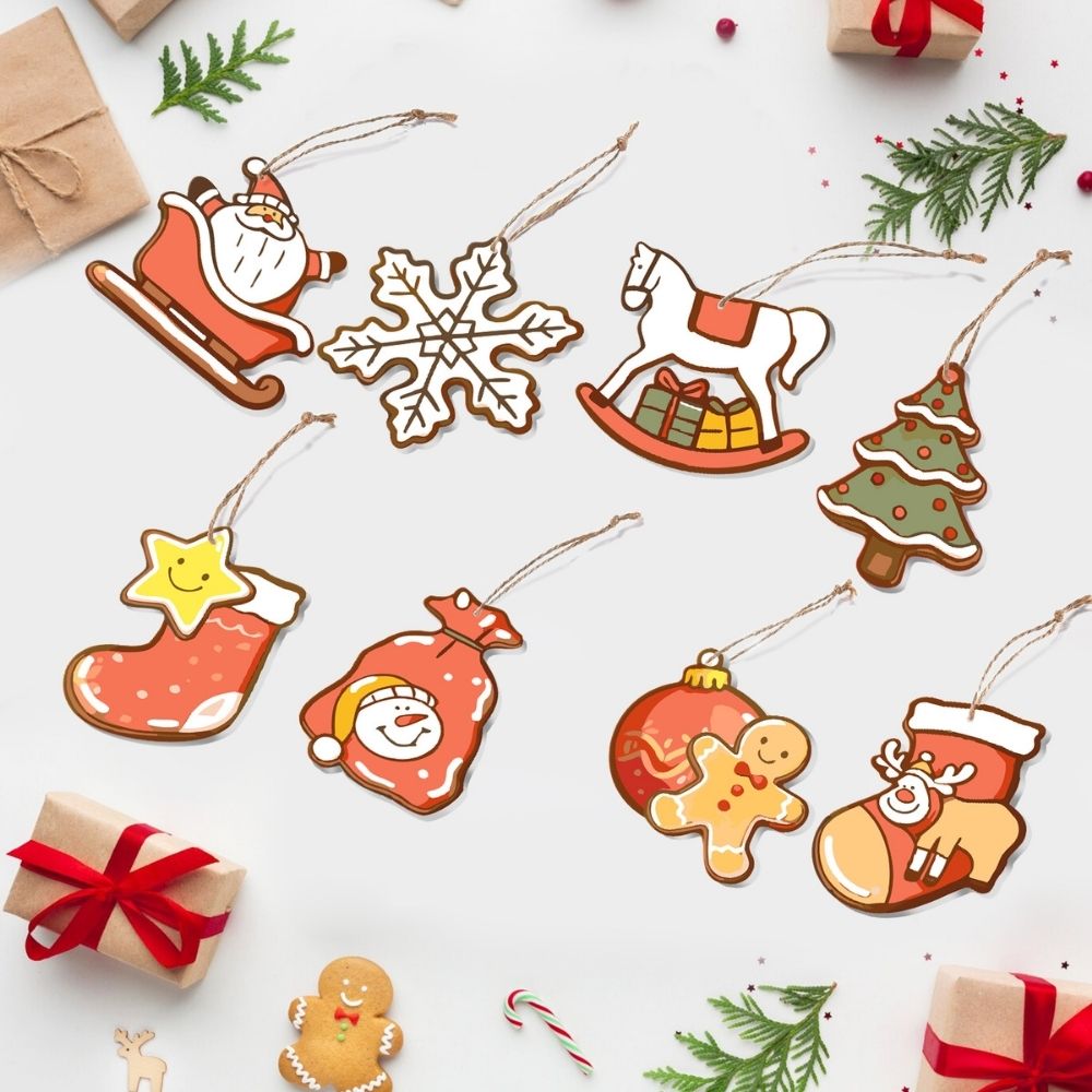 Paint by Numbers Christmas Ornaments - Joyful Icons Kit 2 Figured'Art